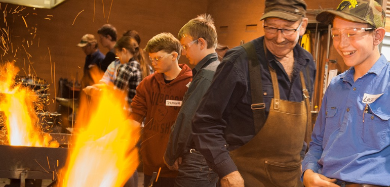 Unleash Creativity this Holiday: Teen-Exclusive Blacksmithing Workshop
