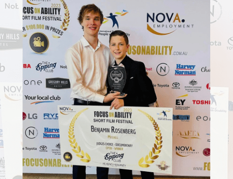 Ben Rosenberg Wins "Judge's Choice" at Focus on Ability Film Fest
