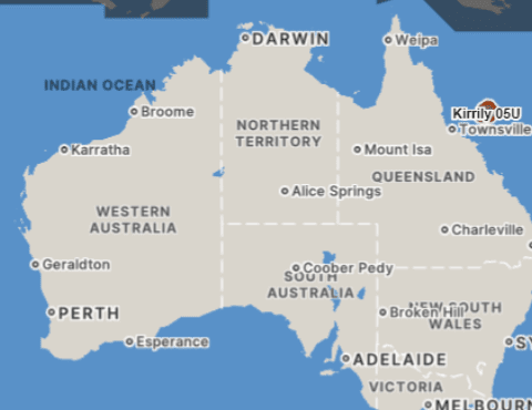Tropical Cyclone Kirrily Gains Strength, Poses Threat to Queensland Coast
