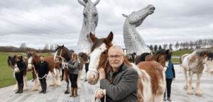 The Arrival of Andy Scott at the Scenic Rim Clydesdale Spectacular