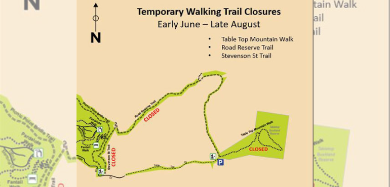 Council closes Table Top Mountain Walk