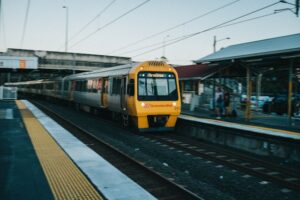 https://www.pexels.com/photo/train-arriving-at-a-station-9993828/