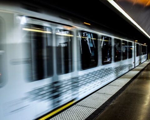 https://www.pexels.com/photo/timelapse-photography-of-white-train-106773/