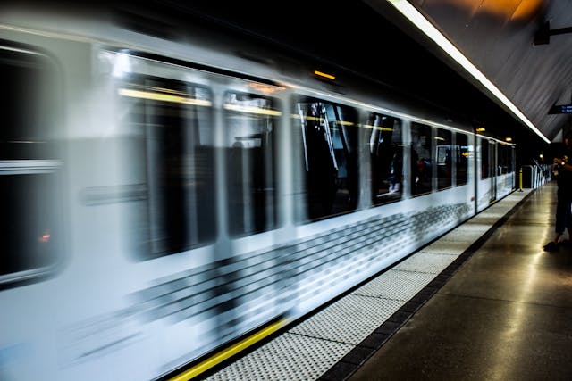 https://www.pexels.com/photo/timelapse-photography-of-white-train-106773/